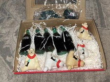 Vintage 1997 Coca-Cola String Lights Polar Bears Bottles New In Box Old Stock