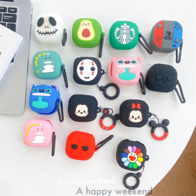 Kawaii weiche Silikon Kopfhörer Hülle Cover für Samsung Galaxy Buds Live/2/2Pro/FE