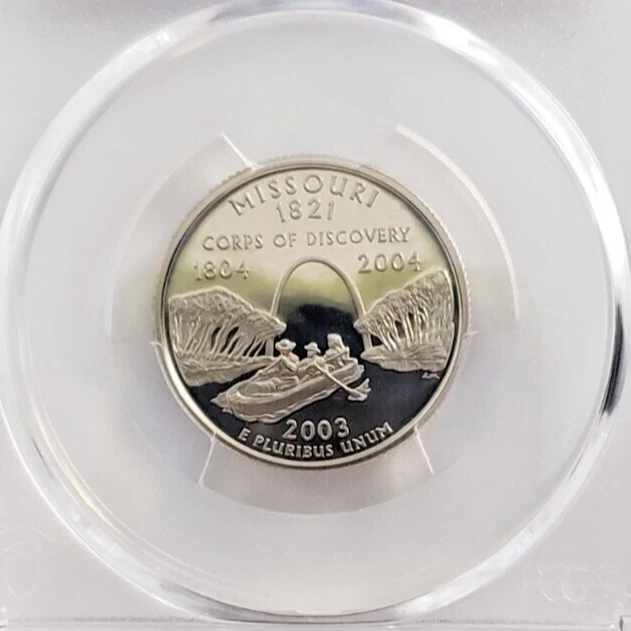 2003-S State Label - Quarter - Missouri - PCGS PR70DCAM - Top Grade! 9656 - Image 3 of 4