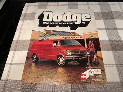 1978 Dodge Vans Tradesman B100 B200 B300 Dealer Sales Brochure Catalog 