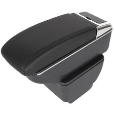 Mittelarmlehne Armlehne Leder Bezug Schwarz für Mazda 2 ab 2007-2014 KOMPLETT