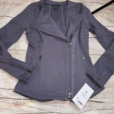 Athleta Women  s XS Dusk Violet Purple Moto Jacket NEW