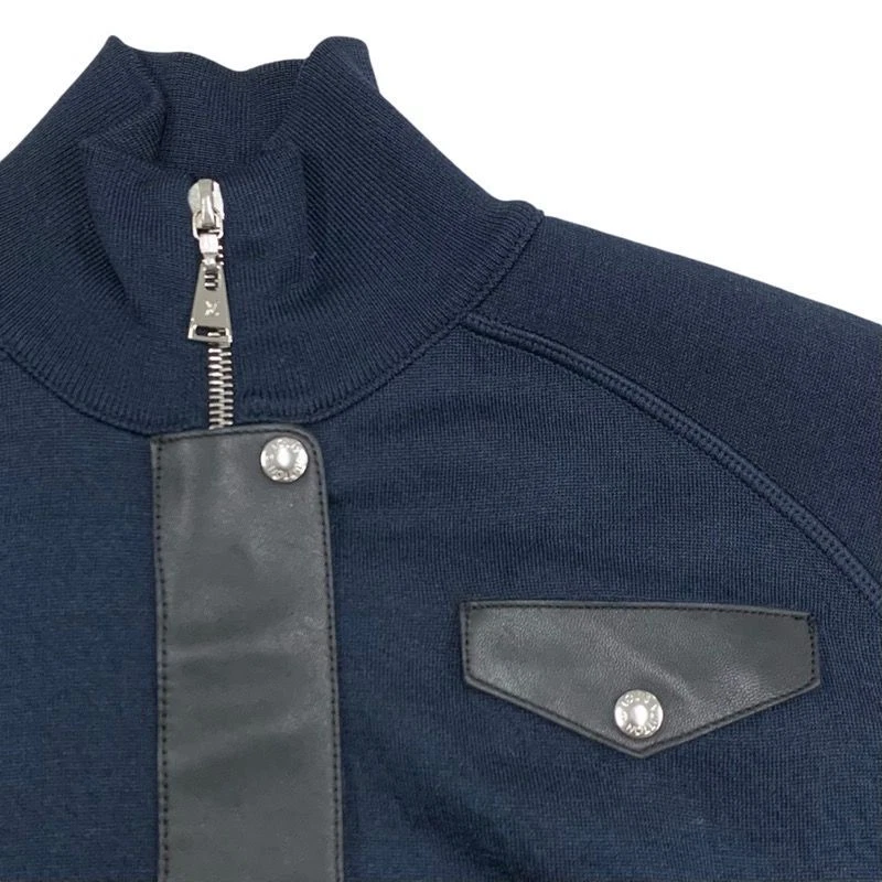 LOUIS VUITTON（LV） Louis Vuitton giacca donna blu navy blouson zip taglia XS