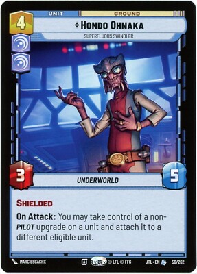 Hondo Ohnaka - Superfluous Swindler - 56 - Jump to Lightspeed - SWU - Star Wars