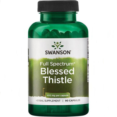 Swanson, Full Spectrum Blessed Thistle, 400mg, 90 Kapseln - Blitzversand