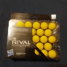 Nerf Rival Official Refill Rounds Precision Battling 25X High Impact Yellow Ball