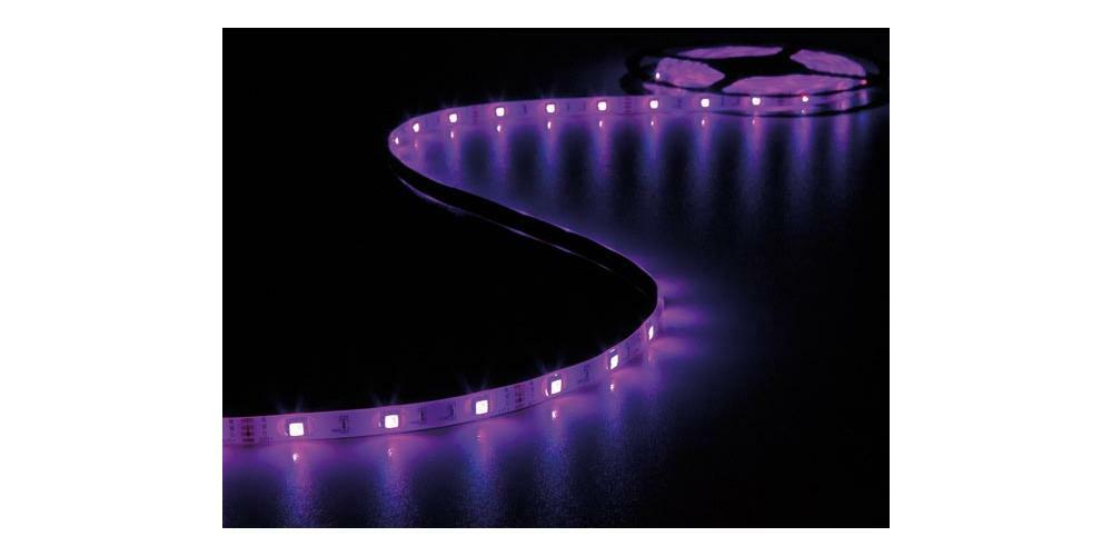 Перель УСТАНОВИЛ ГИБКИЙ СВЕТОДИОД-STREIFEN, КОНТРОЛЛЕР И СЕТЕВУЮ ПОДСВЕТКУ - RGB - 150 LED...