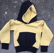 Vintage 40s 50s Two 2 Tone Hoody Sweatshirt T Shirt Kids Youth Double V Ply