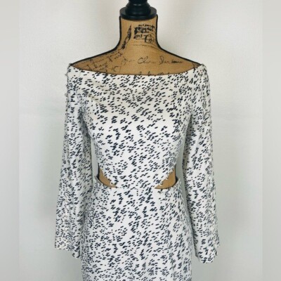 keepsake off shoulder dress Keepsake The Label Off Shoulder Long Sleeves Maxi Dress Size S Sexy Front  Slip