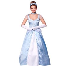 Ladies CINDERS CINDERELLA Fancy Dress Fairy tale Book Week Costume UK 6-20