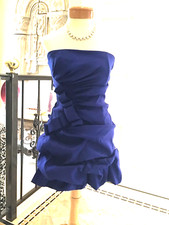 Hailey LOGAN by Adrianna Papell cocktail stretch satin dress Junior 5 women 4