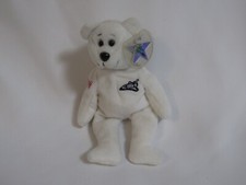 1999 CLASSIC COLLECTICRITTERS.THE SENATOR VIP Il BEAR PLUSH BEANIE 3112/10,000