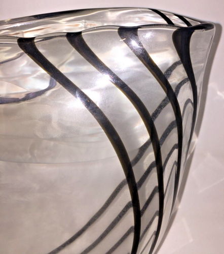 MURANO Art Glass Handbag Tote Vase by SEGUSO VIRO Italy Hand Blown New - Picture 8 of 8