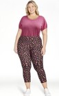 Terra and Sky Tossed Ditsy High Rise Capri Leggings 2X (20W-22W) NWT — photo 2