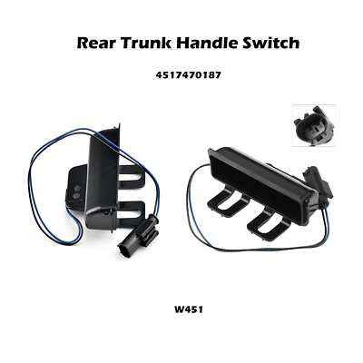 A4517470187 Liftgate Tailgate Hatch Handle Assembly fit for Smart