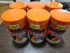  6-Pk Tetra Goldfish Fish Food VITAMIN C FLAKES 62g Complete Diet CLEANER WATER