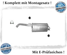 Endschalldämpfer für Nissan Micra III 1.2 1.4 1.5 Bj.05-10 Auspuff Montagesatz 