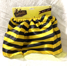 Kid  s 3 Bumblebee Skirt Jupe Tutu Costume Halloween Play Dress Up Yellow/Black