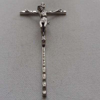 Italy Wooden Coffin Ornament And Decoration 8048 Metal Crucifix Size In - Foto 3