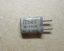 James Knights Bearcat Scanner Crystal 152.63 JK-5BCH 47.27666 Pins 1/32" Vintage