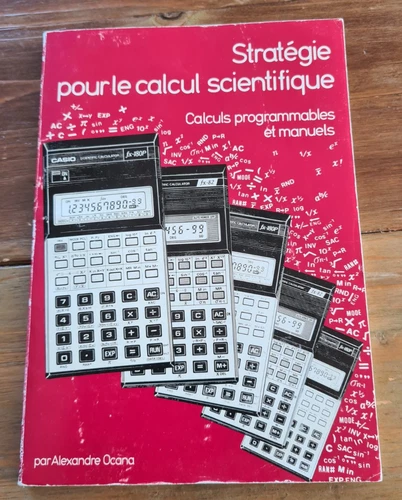 CASIO Livre manuel Stratégie calcul scientifique OCANA Shift mai 84 fx 180P 82