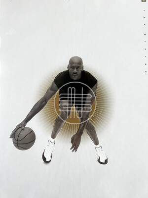 Vintage 1997 Nike Michael Jordan The Master 36 x 24 Poster Chicago
