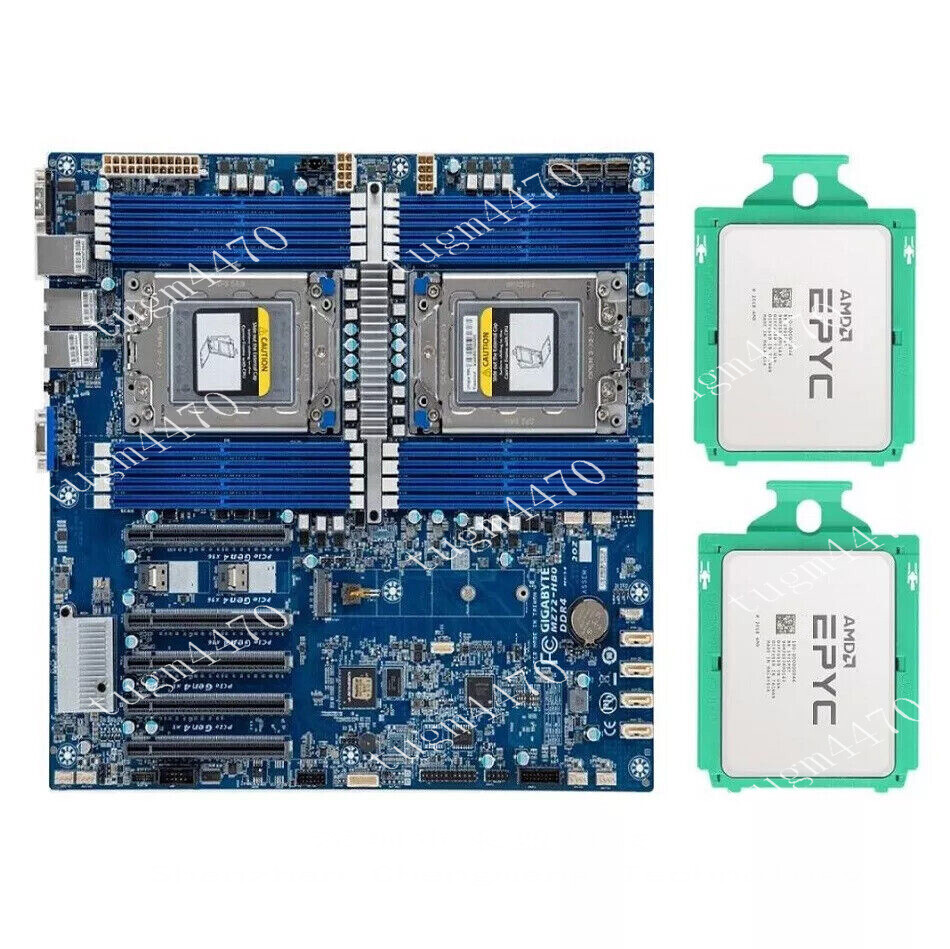 AMD EPYC 7532x2+ Gigabyte MZ72-HB0 Dual Socket Server