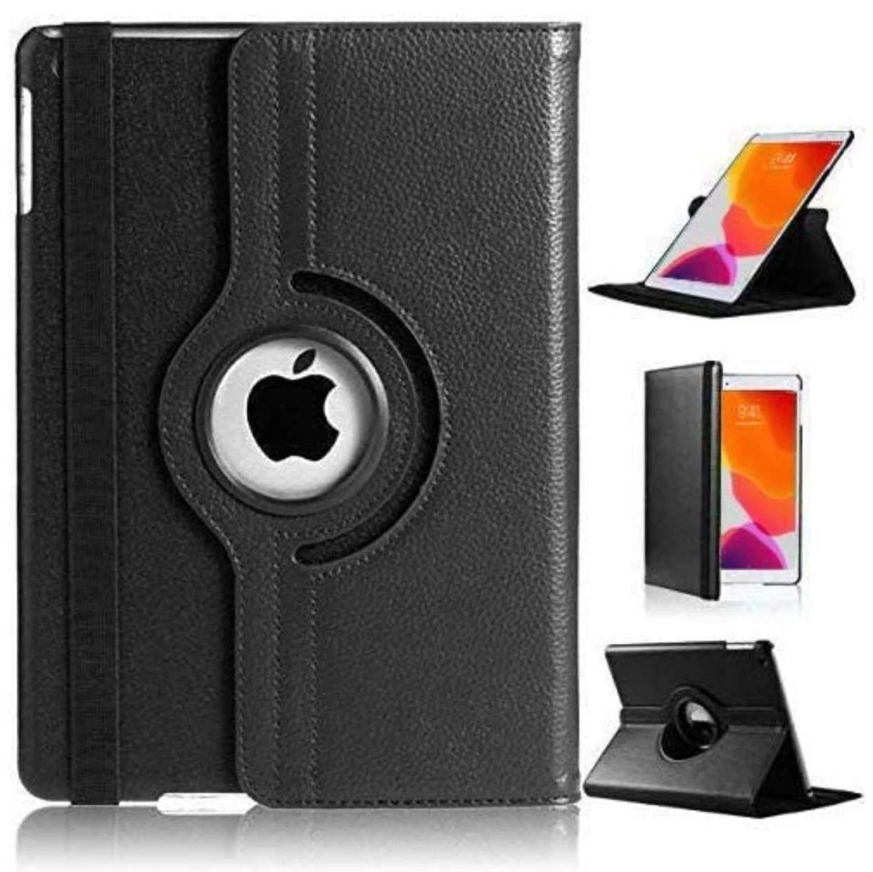 Case For Apple iPad Pro 10.5"/10.2" iPad Air 3 10.5 Leather 360 Rotating Cover - Image 2 of 4