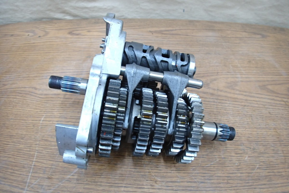 サク 09-24 KAWASAKI ZX6R 600 TRANSMISSION GEAR SHAFT SHIFT FORK SHIFT