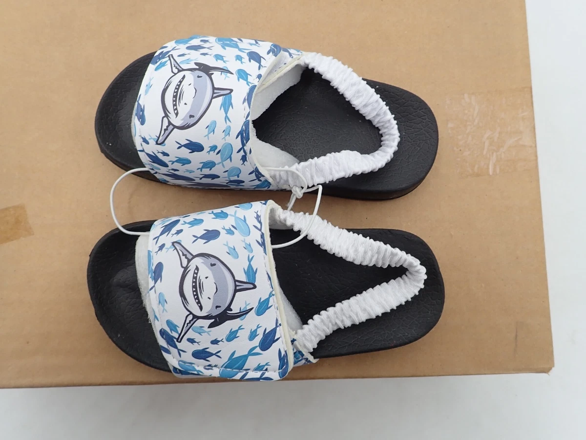 AIYAO Little kids Slides Sandals for Beach Pool Shoes sizes 9.5 11 13