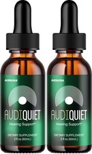 (2 Pack) AudiQuiet Drops – LeanRise All Natural Advanced Formula Hearing Support