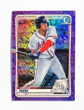 Christian Pache ~ 2020 Bowman Chrome ~ Purple Shimmer #BCP-201