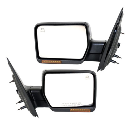 Set of 2 Mirror Power For 2007-2008 Ford F-150 Heated Power Folding Paintable