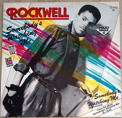 12''  ROCKWELL -   SOMEBODY´S WATCHING ME **    D 1984 * * * * * * *   EX /VG++