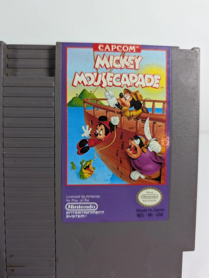 Mickey Mousecapade Nintendo NES, 1988 Capcom Authentic Tested Cartridge - Image 4 of 4