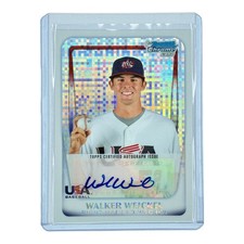 Walker Weickel 18U USA Autographs X-Fractors /299 2011 Bowman Chrome #18U-25