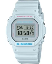 Casio G-Shock DW5600SC-8 Men's Digital Watch Pale Blue 43mm Resin