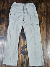 The North Face Women's S Khaki Convertible Cargo Hiking Pants Quick Dry