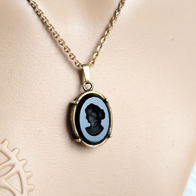 Extasia Vintage Kette Glas Gemme