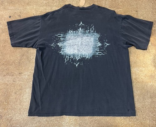 T-shirt vintage anni 90 Tool Aenima XL fascia grafica maglietta nera due lati 1996 Tultex - Foto 4 di 5