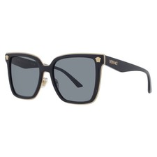 Versace Dark Grey Butterfly Ladies Sunglasses VE2278D GB1/87 58 VE2278D GB1/87