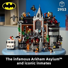 LEGO DC Batman Arkham Asylum Building Set for Adults - Home Decor for Bedroom, O