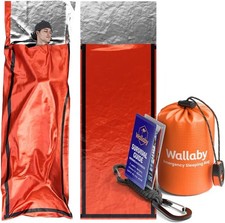 Wallaby 2-Pack Emergency Mylar Sleeping Bags ...
