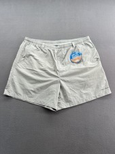 Columbia PFG Shorts Mens 2XL Gray Omni Shade UPF 50 Nylon Fishing Hiking Outdoor