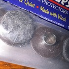 5 Pack/20 | Safeglides Genuine Felt Floor Protectors 1" Brown for Hardwood, Tile — photo 3