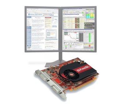 ATI FireGL V3300  412831-001 Dual DVI  PCI-e 128MB DDR2 Video Card  FREE SHIP!!!