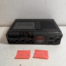 Vintage Marantz PMD-201 Black Portable Field Cassette Tape Recorder - For-Parts