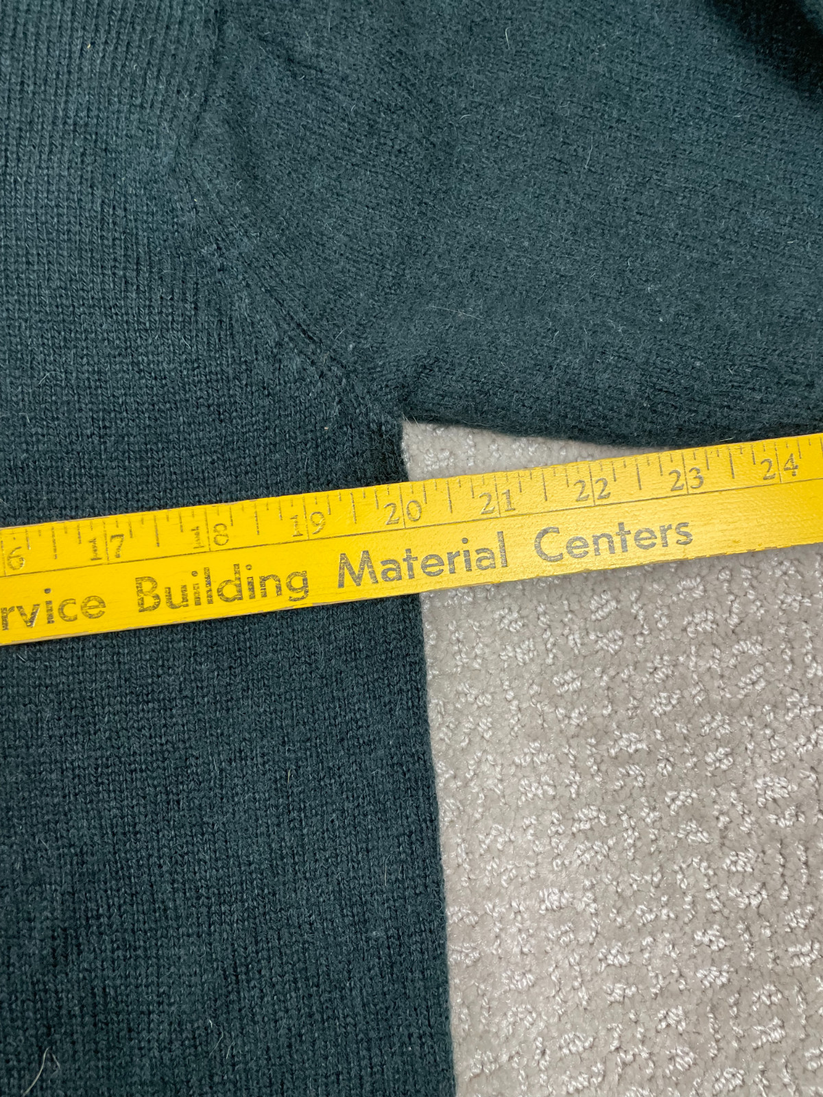 Pendleton Sweater Womens Medium Solid Green Washa… - image 3