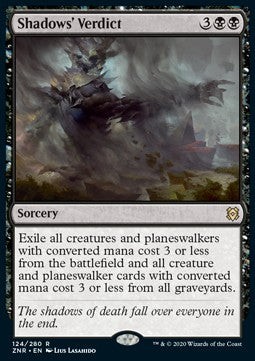 Magic/MTG Shadows' Verdict ZNR-124 Rare Englisch NM