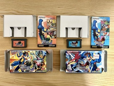 lot 2 Game Boy Advance  Rockman EXE 6 Greiga  Falzer with Box CIB GBA Japan